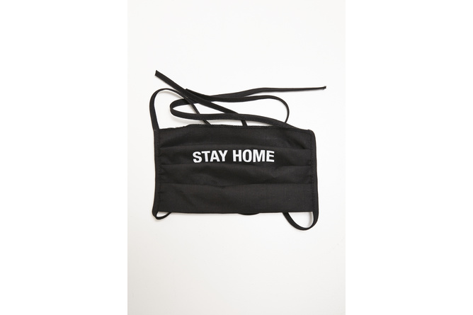 Face Mask Stay Home black | MAXISCOOT